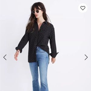 Madewell Oversized Ex-Boyfriend Shirt in Mayfair Foulard